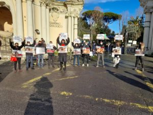 Manifestazione animalista al Bioparco di Roma_11