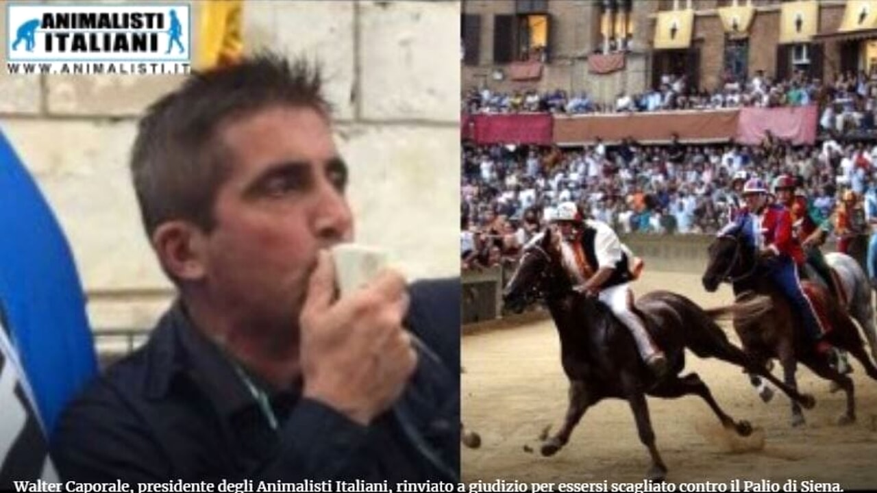 Walter Caporale e il palio di Siena